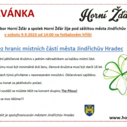 Hry bez hranic místních částí. Tentokrát v Horním Žďáře, Jindřichův Hradec