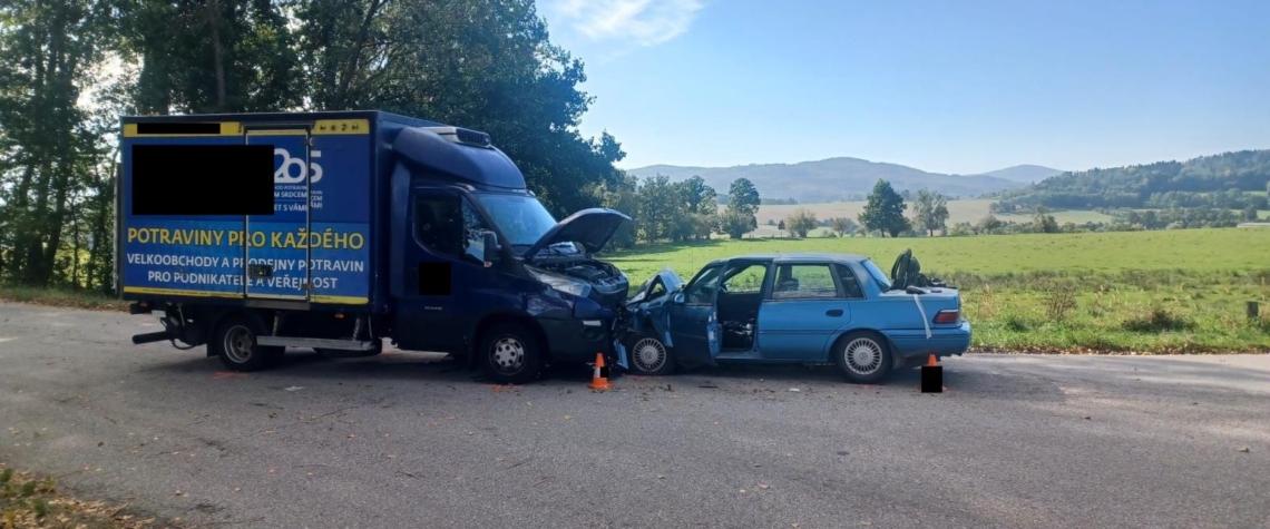 Tragická dopravní nehoda na Českokrumlovsku, krimi zprávy