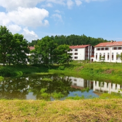 Český Krumlov: Rekonstrukce rybníčku v areálu bývalých kasáren