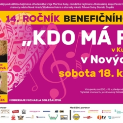 Pozvánka na benefiční koncert "Kdo má rád..." Kulturní akce v Jihočeském kraji