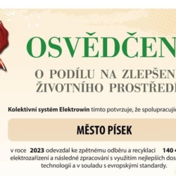 Občané Písku předali loni ke zpětnému odběru přes 190 tun elektroodpadu