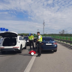 Zásah na dálnici D3. Policisté zadrželi mezinárodně hledanou osobu