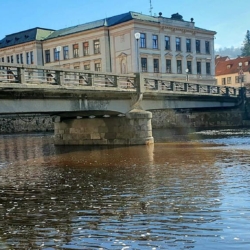 Rekonstrukce Benešova mostu v Českém Krumlově