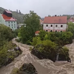 Na jihu Čech dvě řeky překonaly třetí povodňový stupeň