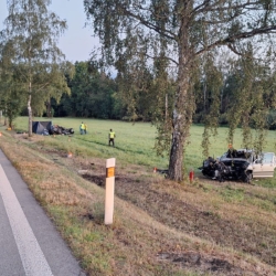 Tragický střet dvou vozů mezi obcemi Nová Bystřice – Číměř