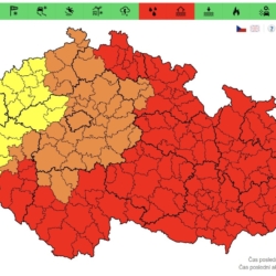 Výstraha před extrémními srážkami a povodněmi!