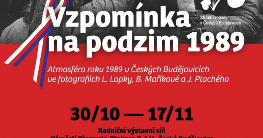 Na radnici v Budějovicích se bude vzpomínat na podzim 1989