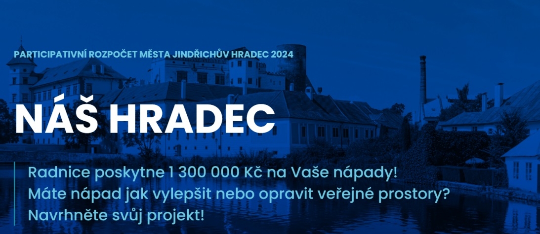 Výsledky ankety NÁŠ HRADEC - Participativního rozpočtu města Jindřichův Hradec