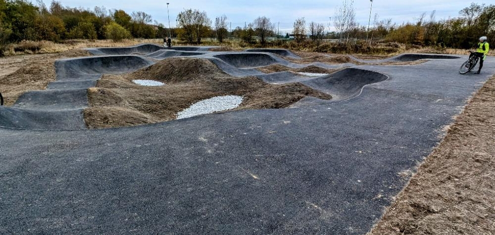 Českobudějovické Složiště oživilo pumptrackové hřiště