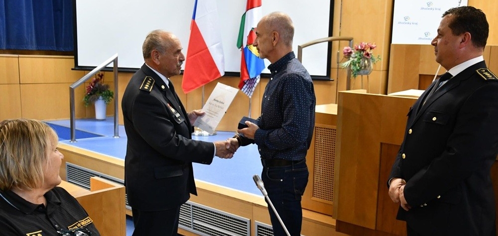 Hejtman Kuba obdržel Řád svatého Floriána