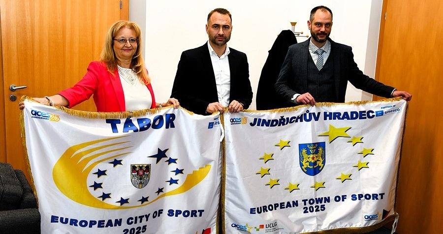 Jihočeský kraj má dvě Evropská města sportu 2025