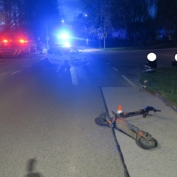 Dopravní nehoda ve Vodňanech. Mladík nadýchal více jak 2 promile