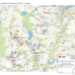 Jindřichův Hradec - Uzavírka v obci Políkno.