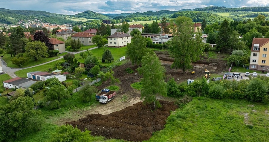 V Českém Krumlově začala výstavba nového bytového domu